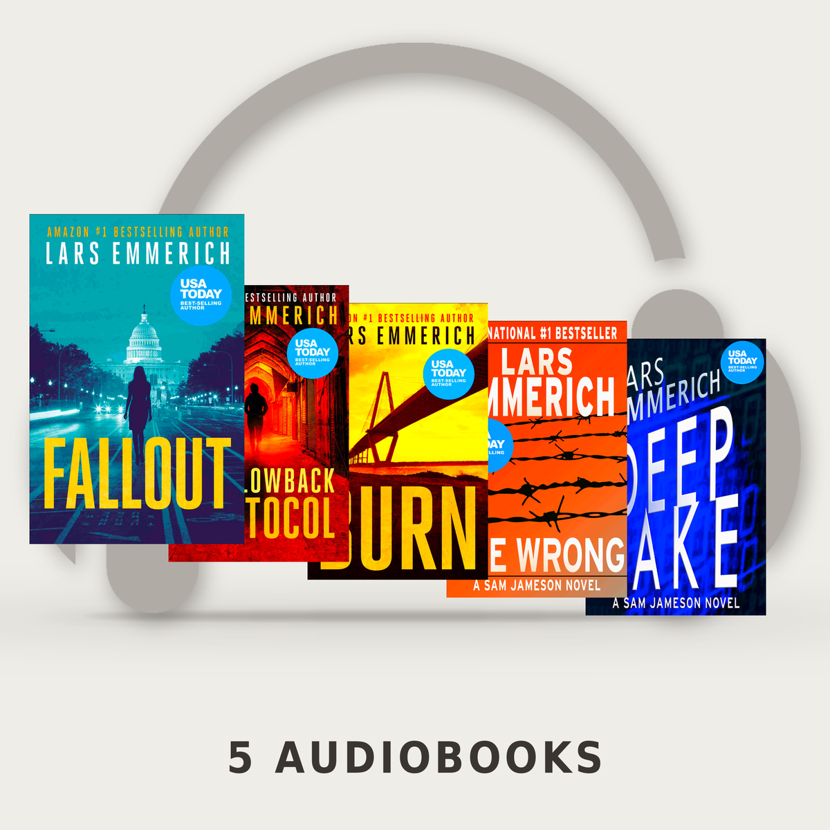 The FALLOUT Bundle — Sam Jameson Books Six to Ten — audiobook edition