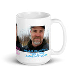 "Hello, Beautiful" Coffee Mug, Color photo
